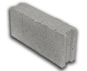 Перегородочный блок полнотелый бетонный КПР-ПР-39 (СКЦ-2)