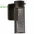 : Mesh LED Outdoor Wall Light dweLED WS-W43709-BZ,   