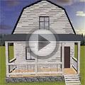 Видео Проект дома из бруса "Росинка". 3d-визуализация проекта