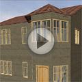 Видео Дом из бруса 6х8, с эркером и вторым светом, проект "Парламент I"