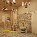 Фото Красивый интерьер деревянного дома - 2