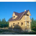 Фото 1: Строительство деревянных домов из бруса